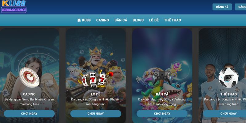 Kho game đa dạng tại Ku88 chắc chắn làm bạn hài lòng